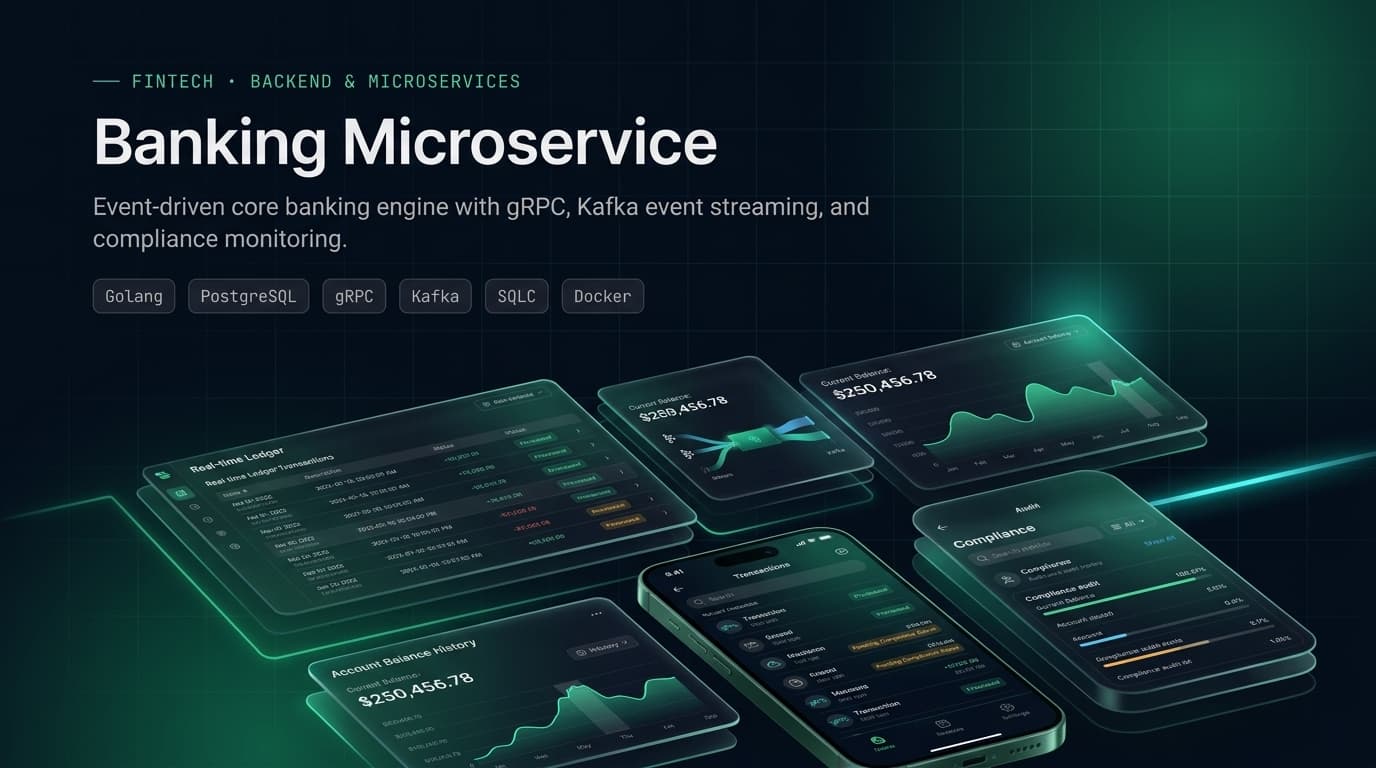 Banking Microservices preview